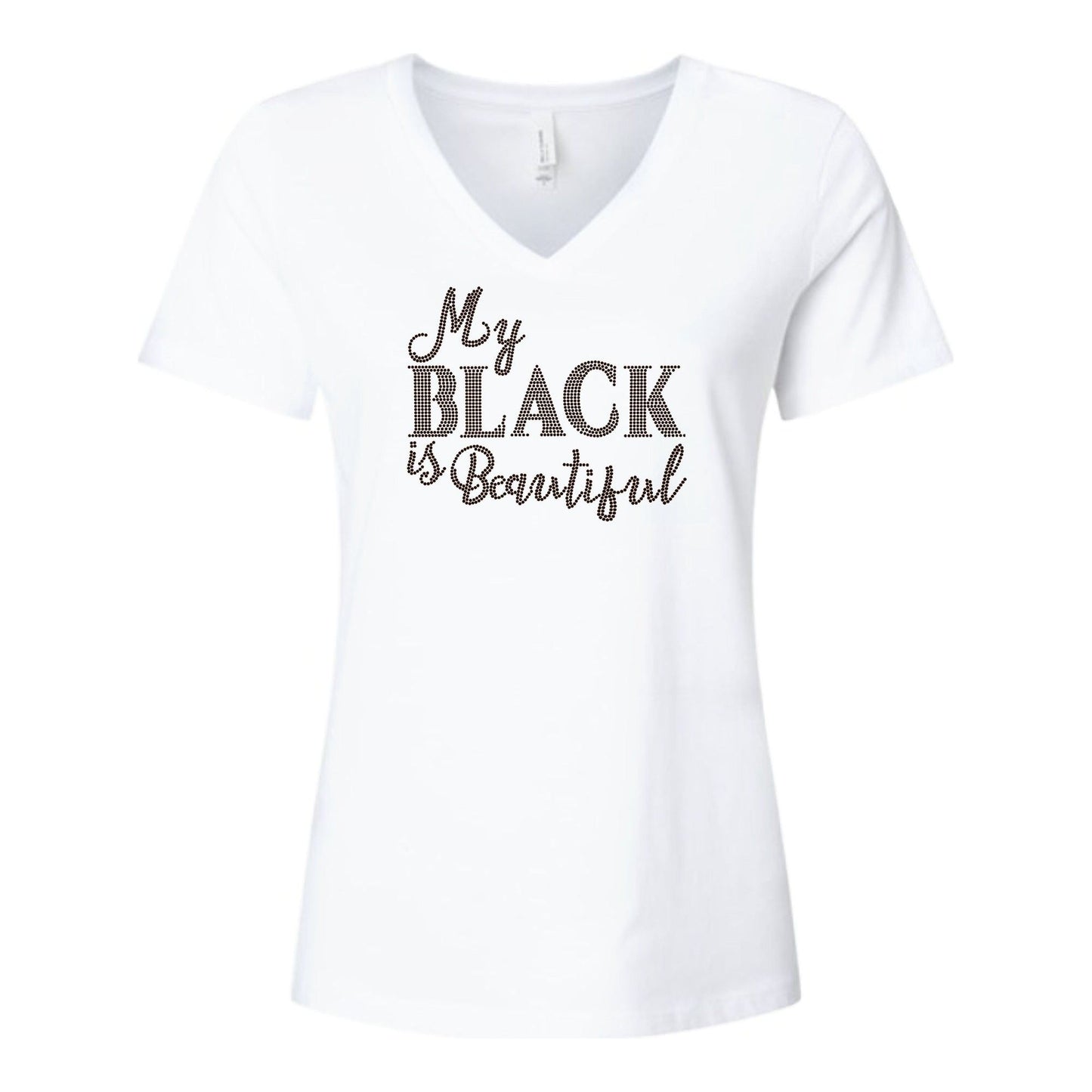 My Black is Beautiful Rhinestone Tee