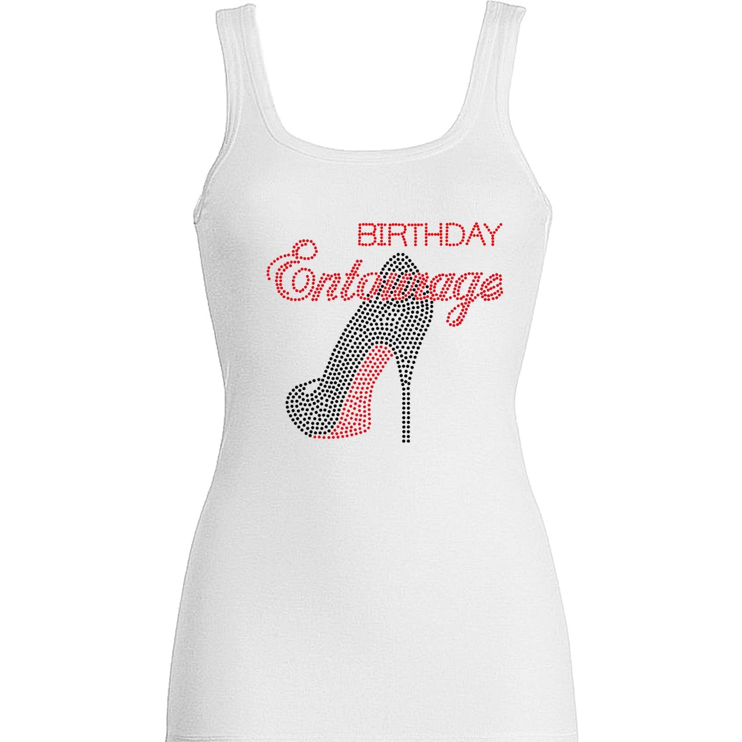 Birthday Entourage Rhinestone Tank Top