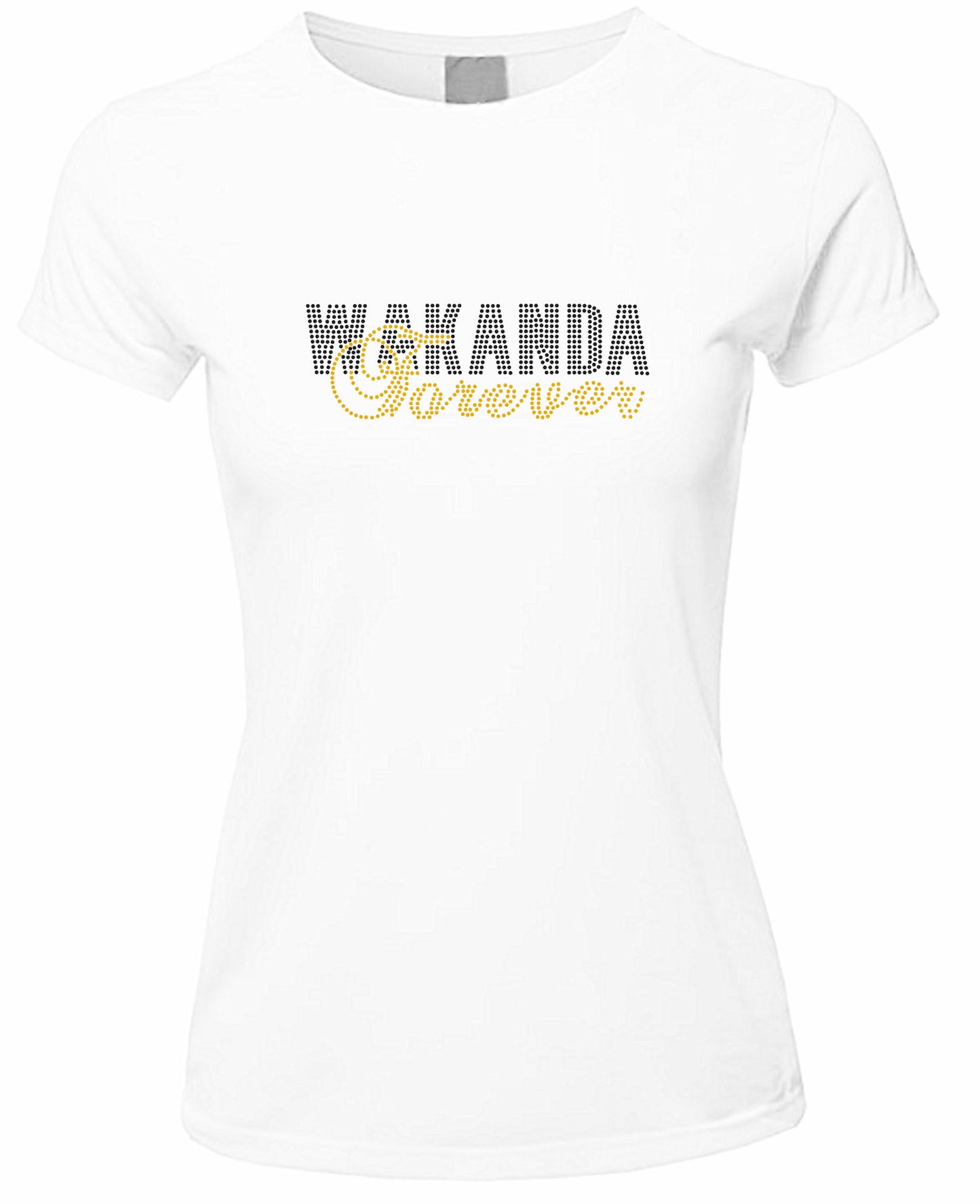 Wakanda Forever Rhinestone T Shirt
