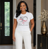 50 And Fabulous Rhinestone T-Shirt