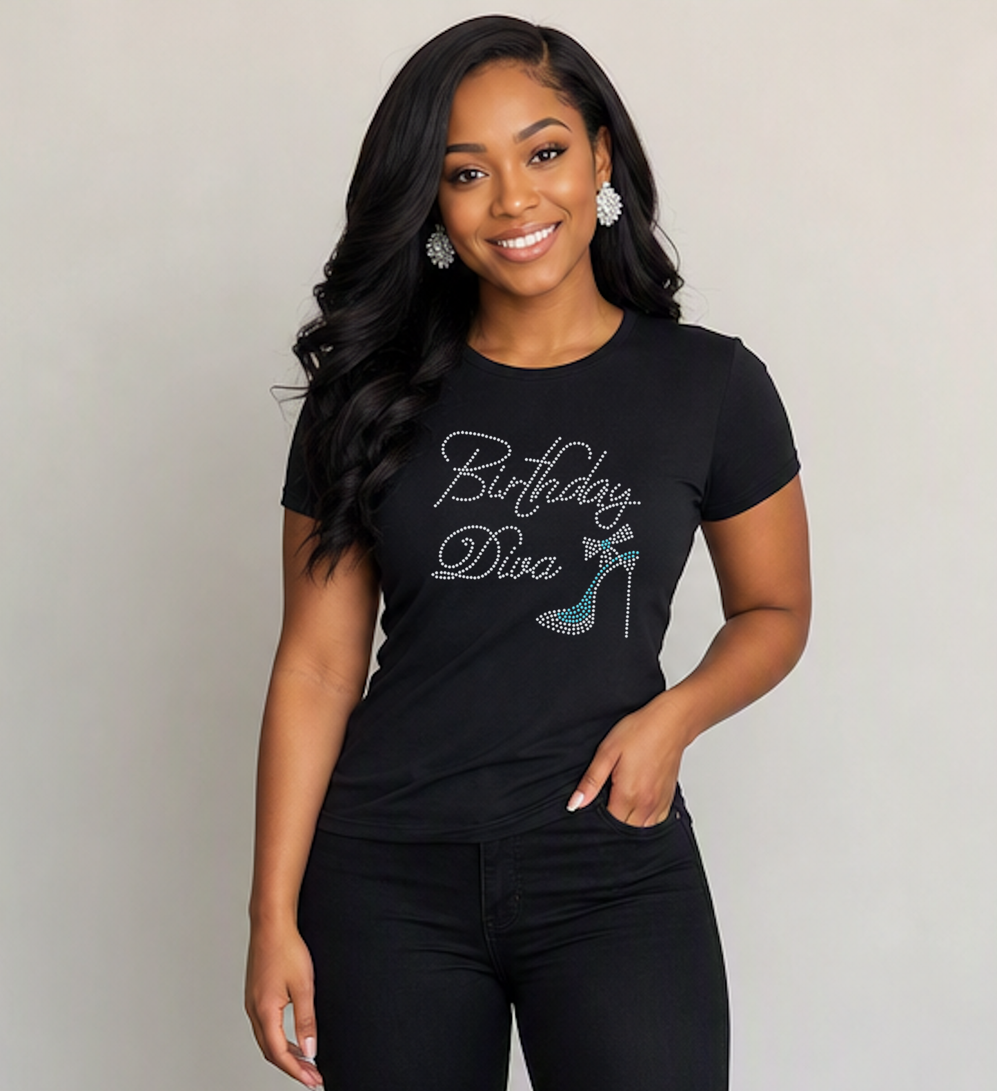 Birthday Diva Rhinestone T Shirt