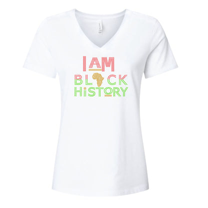 I Am Black History Rhinestone T Shirt