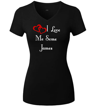 I Love Me Some Him Personalized T Shirt