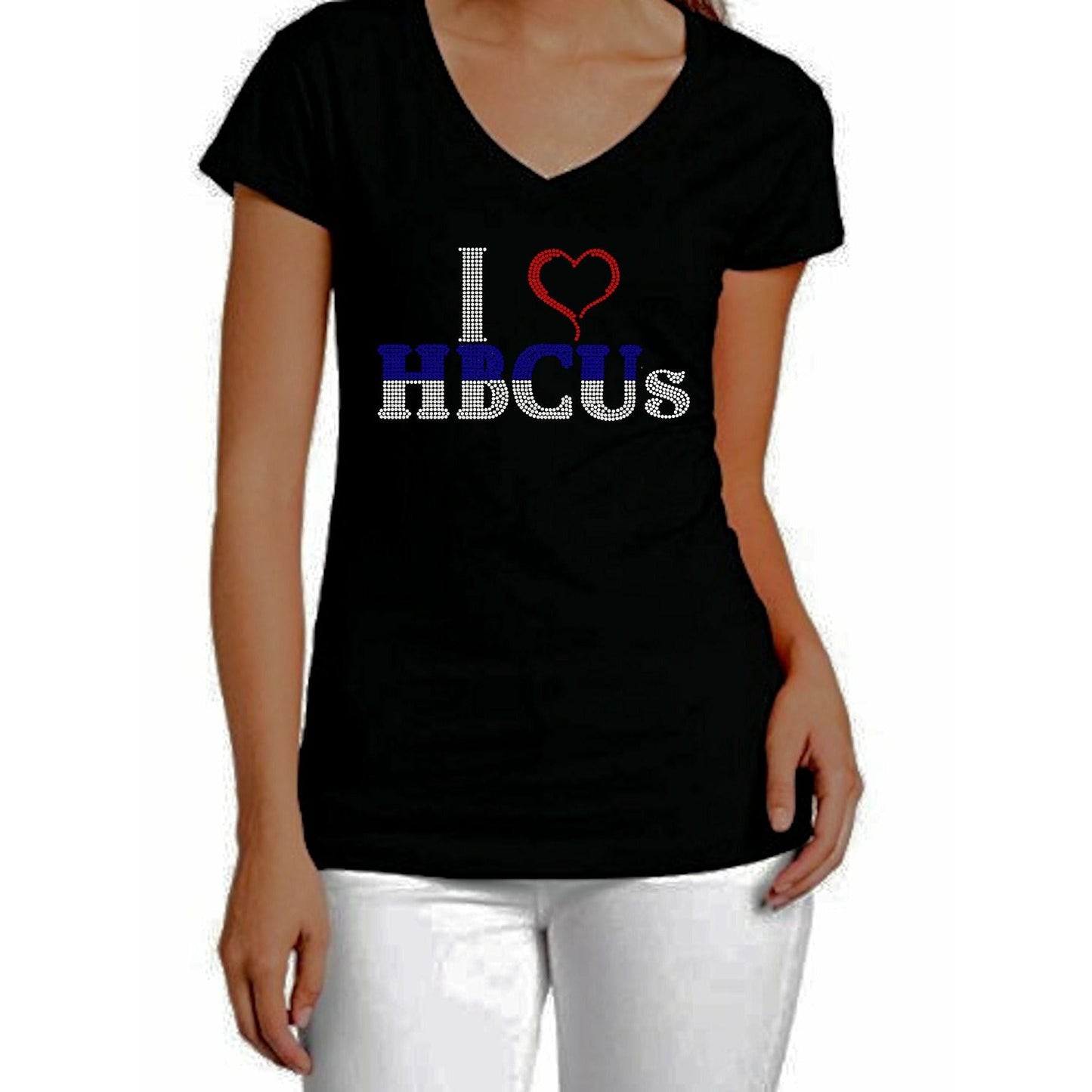 I Love HBCUs Rhinestone T-Shirt