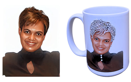 Personalized Beaded Mugs