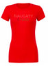Naughty and Nice Rhinestone Christmas T Shirt