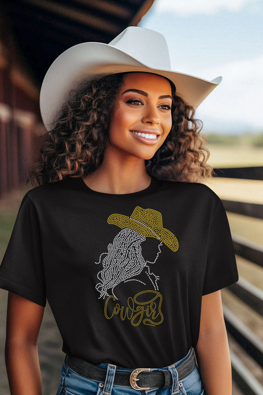 Rhinestone Cowgirl Bling T-Shirt