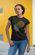 Eve Rhinestone Afro Woman T-Shirt