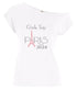 Girls Trip Paris Eiffel Tower Rhinestone Tee