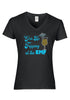 Girls Be Trippin At EMF Rhinestone Glitter Tee