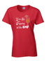 Girls Be Trippin At EMF Rhinestone Glitter Tee