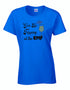 Girls Be Trippin At EMF Rhinestone Glitter Tee