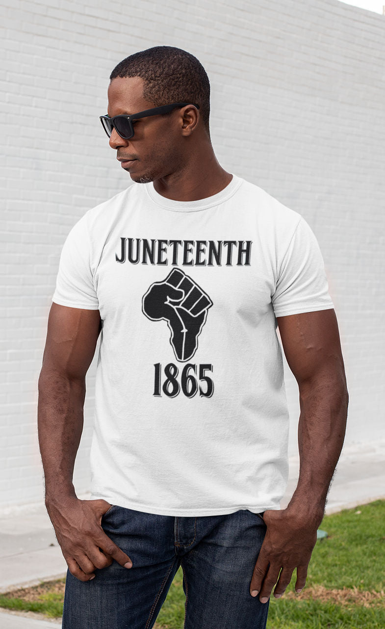 Juneteenth 1865 Black Power Fist Men's T-Shirt