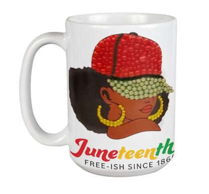 Juneteenth Beaded Bling Mug Collection