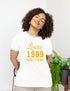 Limited Edition Glitter Birth Year T Shirt