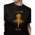 Love My Roots Black Crew Neck Tee