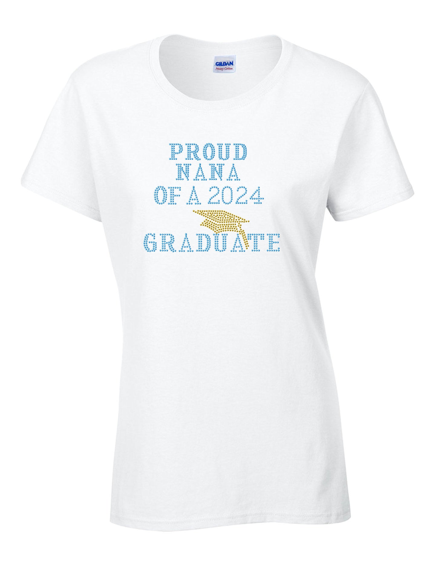 Proud Mom of Graduate Rhinestone T Shirt