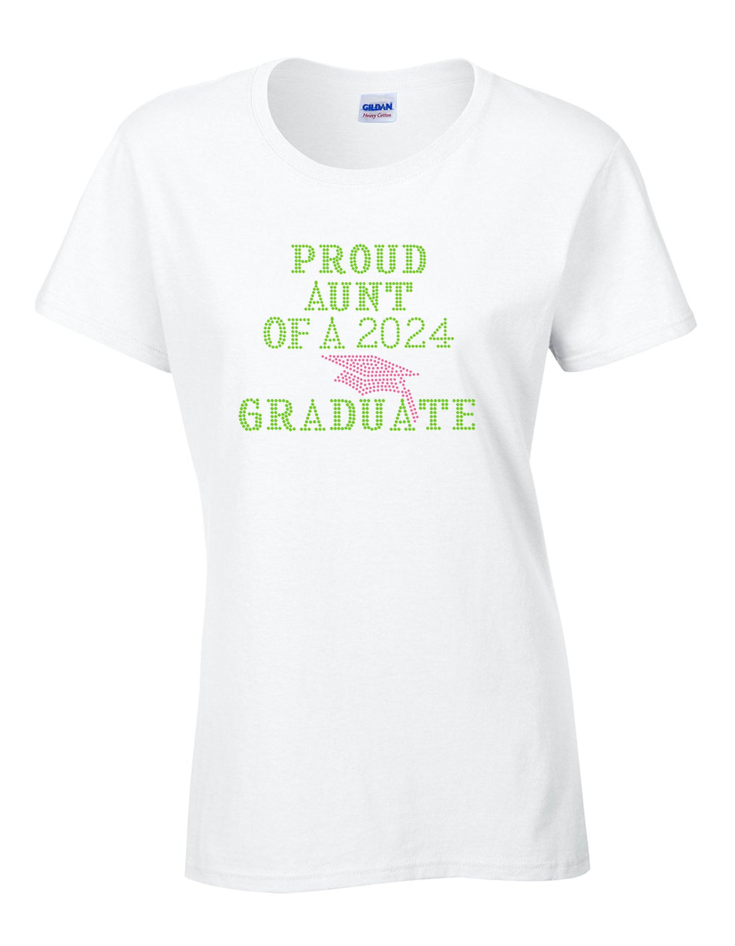 Proud Mom of Graduate Rhinestone T Shirt