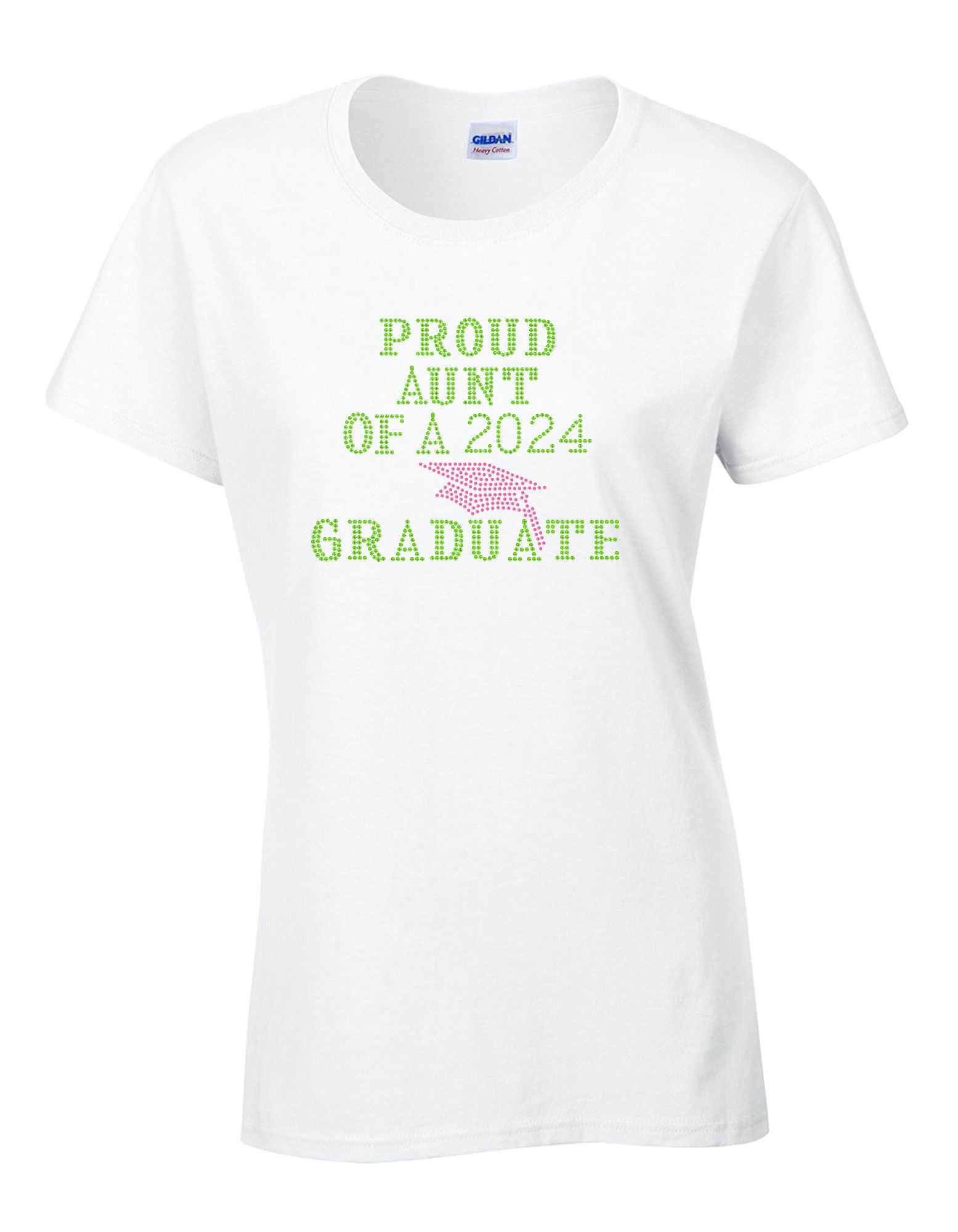 Proud Mom of Graduate Rhinestone T Shirt