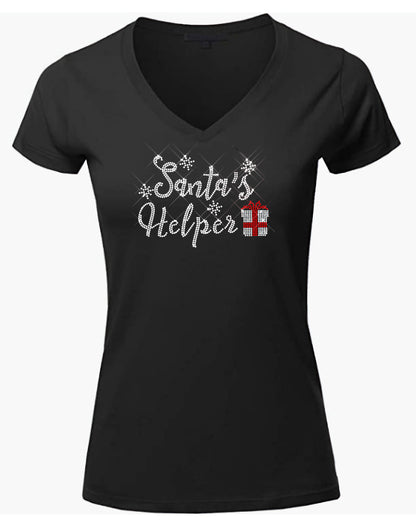 Santa's Helper Rhinestone T-Shirt