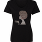 Sophia Rhinestone Afro Crew Neck T-Shirt
