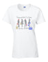 Tripping With My Girls Personalized Rhinestone Tee