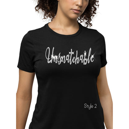 Unsnatchable Rhinestone Self Expression T-Shirt