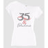 36 And Fabulous Rhinestone Off Shoulder Tee