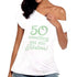 51 Something and Still Fabulous Rhinestone Off Shoulder T-Shirt