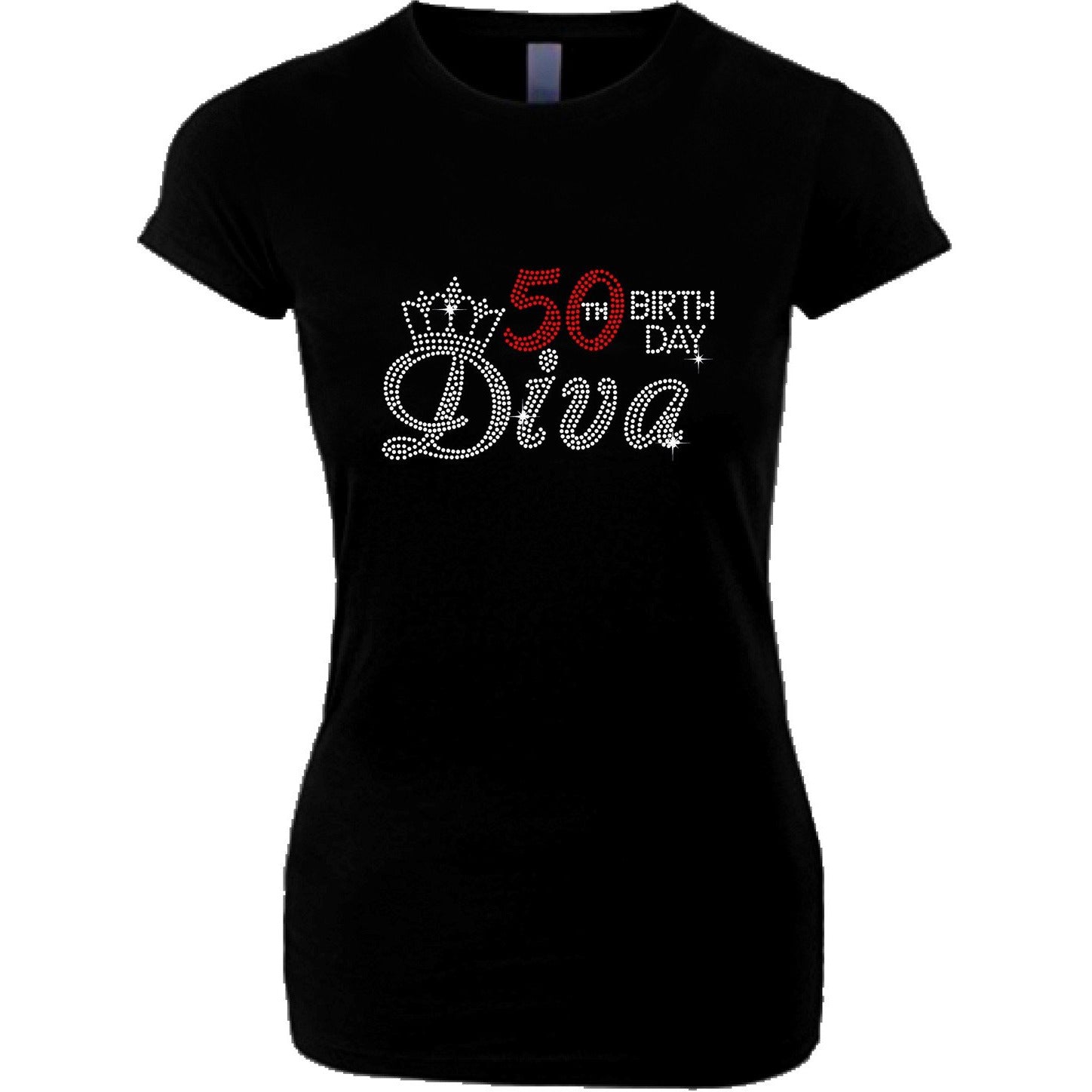 Birth Day Diva Rhinestone T Shirt