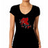 Delta Sigma Theta Glitter Rhinestone Elephant T Shirt