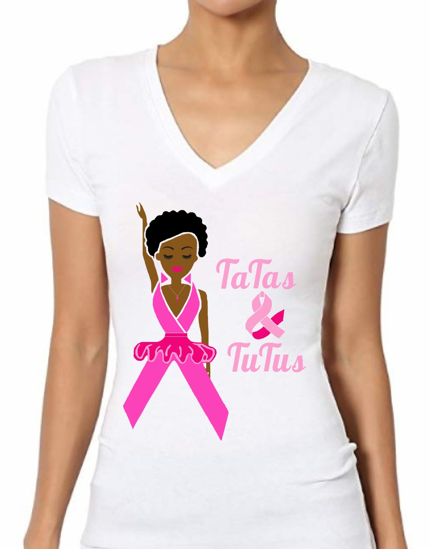 Tatas &Tutus Breast Cancer Awareness T-shirt
