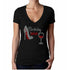 Birthday Diva Rhinestone Wine Stiletto Shoe T Shirt