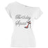 Birthday Squad Rhinestone Shoe T Shirt