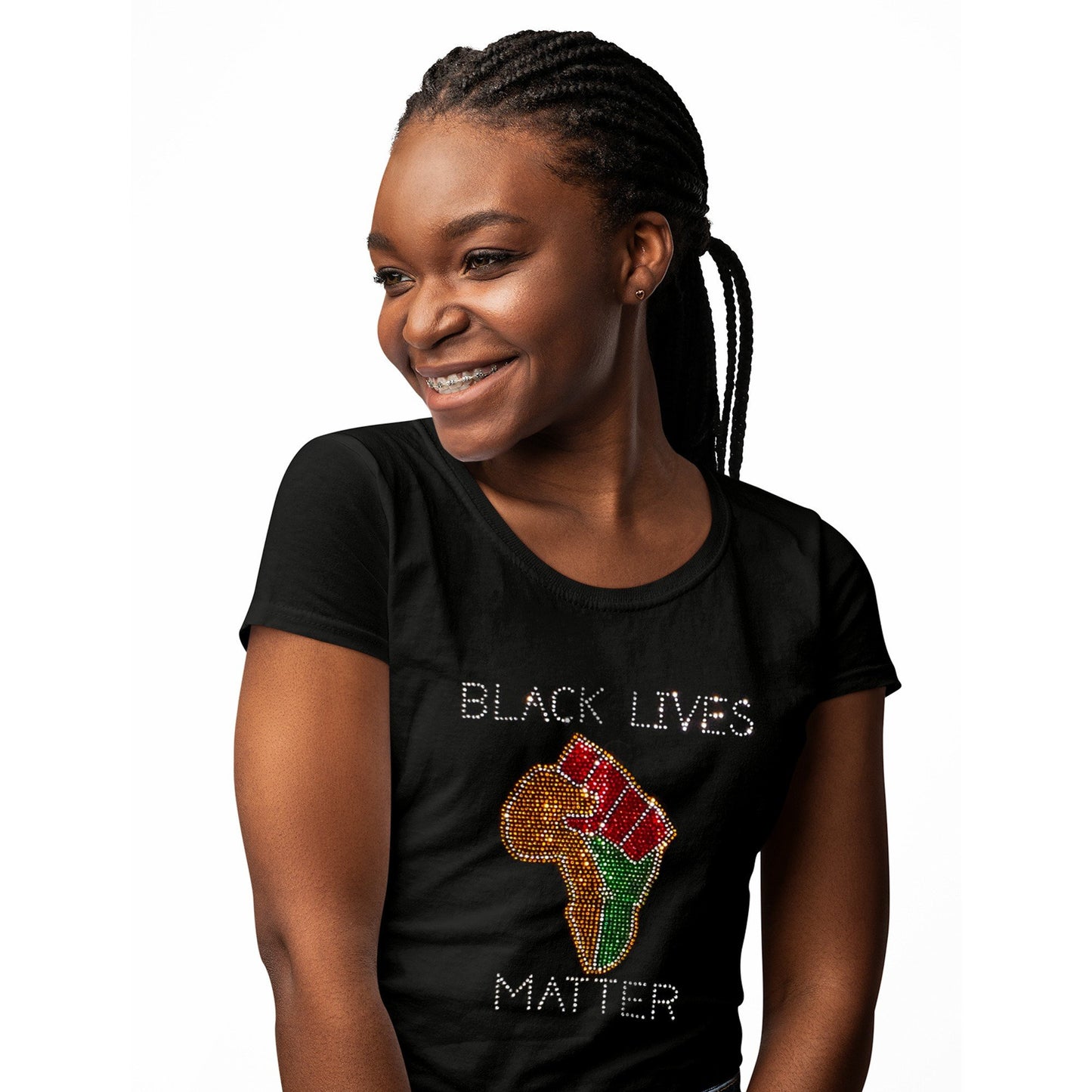 Black Lives Matter Africa Continent Fist