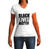Black Girl Magic Afro Girl Rhinestone Off Shoulder T Shirt