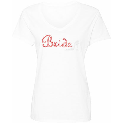 Rhinestone Bride T-Shirt Style 1