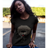 Coco Rhinestone Afro Hair Style T Shirt