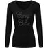 Curvy Cutie Rhinestone Self Expression Tee