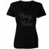 Curvy Cutie Rhinestone Self Expression Tee