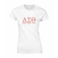 Delta Sigma Theta Rhinestone Greek Letters T-Shirt