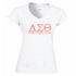 Delta Sigma Theta Rhinestone Greek Letters T-Shirt
