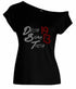 Delta Sigma Theta 1913 Rhinestone Off Shoulder Tee