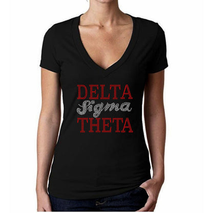 Delta Sigma Theta Rhinestone T-Shirt