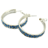 Rhinestone Hoop Earrings