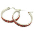 Rhinestone Hoop Earrings