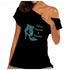 Fierce Favored & Focused Rhinestone Stiletto Off Shoulder Tee