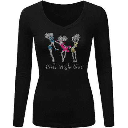 Girls Night Out Rhinestone T Shirt