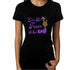 Girls Be Trippin At EMF Rhinestone Glitter Tee