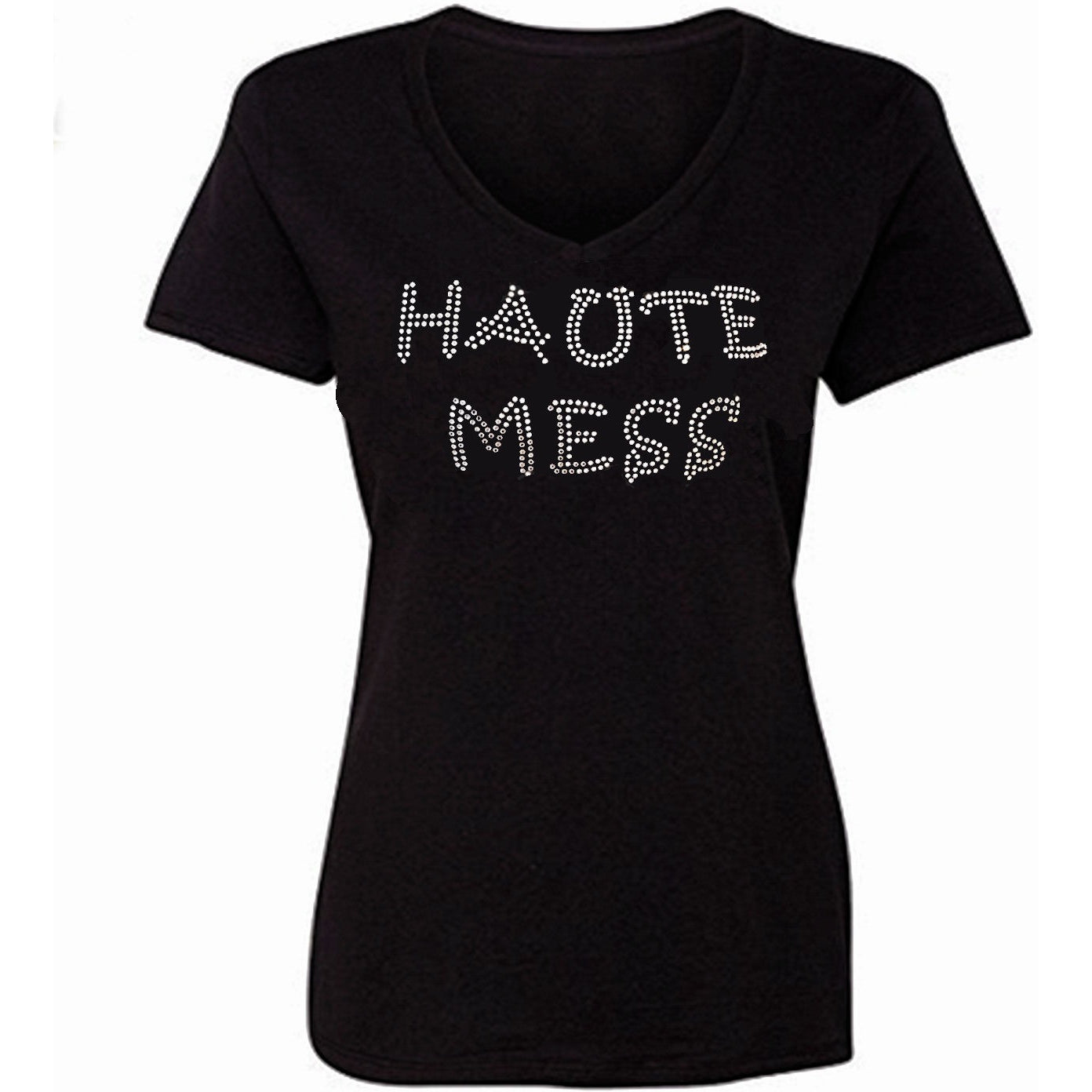 Haute Mess Rhinestone Women's T Shirt